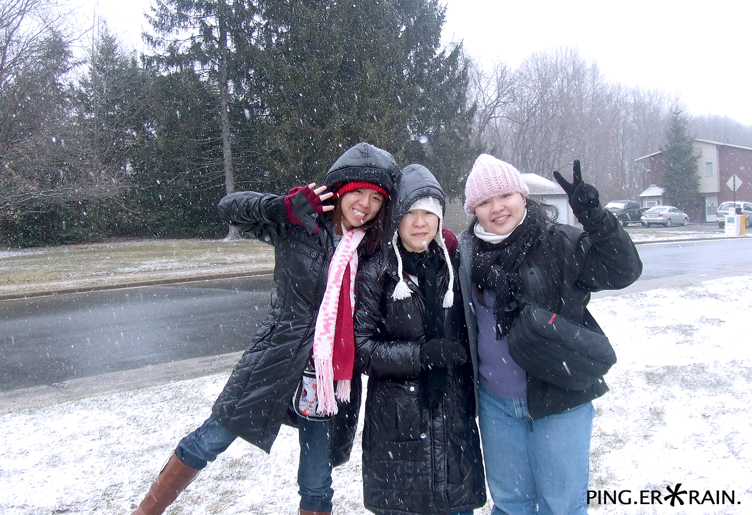 First Snow Experience in Connecticut