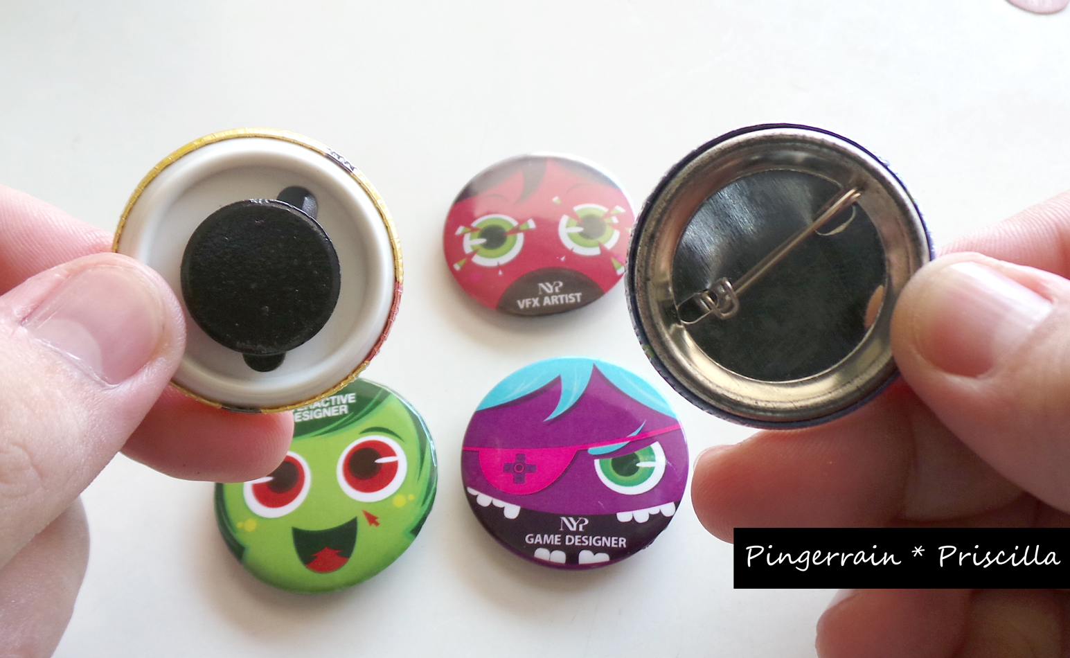 Transform unwanted pin badges into Magnets in 6 steps!