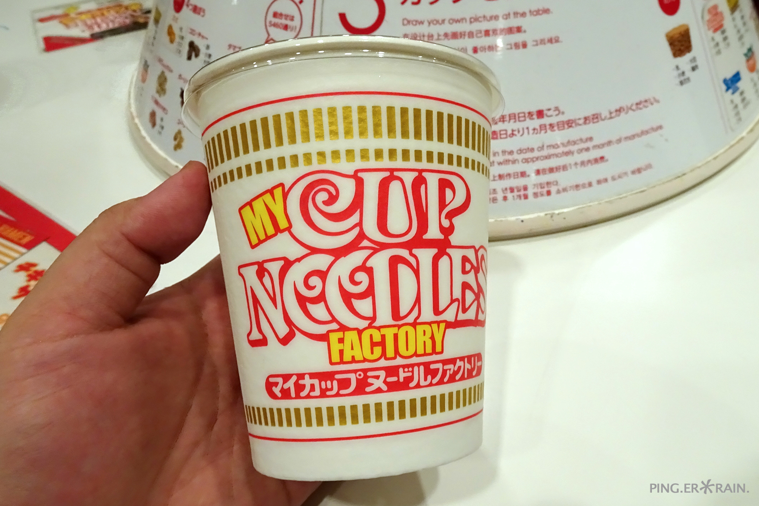 DIY your own cup noodles at Nissin Cup Noodle Museum